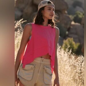 NWT FP Movement Tempo Tank | Hibiscus | Size M